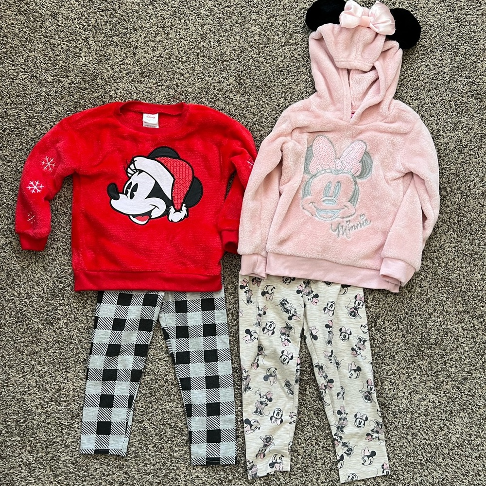 Minnie Mouse Sweater and leggings sets